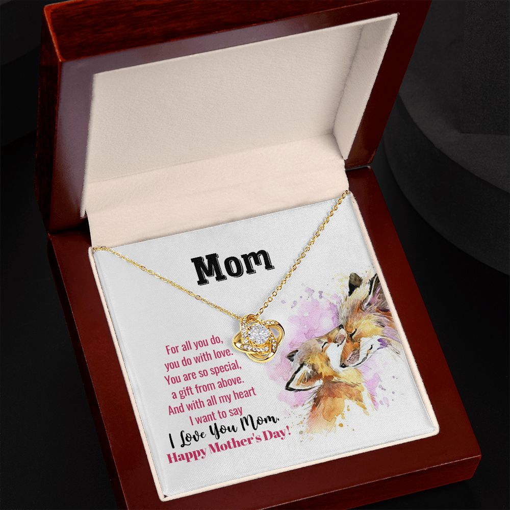 Love Knot Necklace For Your Mom!
