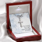 Dad cross necklace