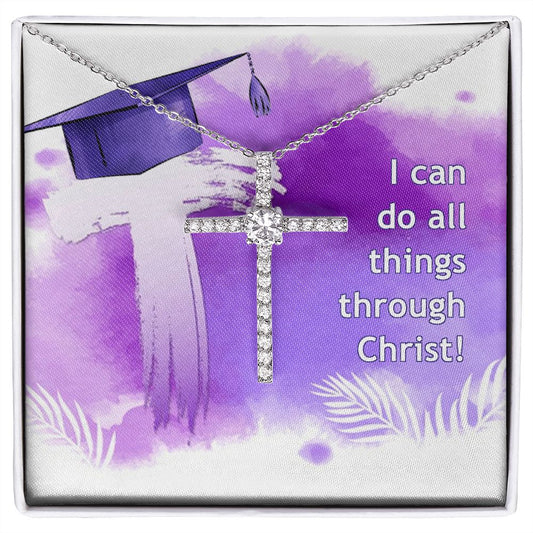 Faith cross necklace.