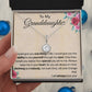 To my granddaughter necklace.