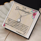 To my granddaughter necklace.