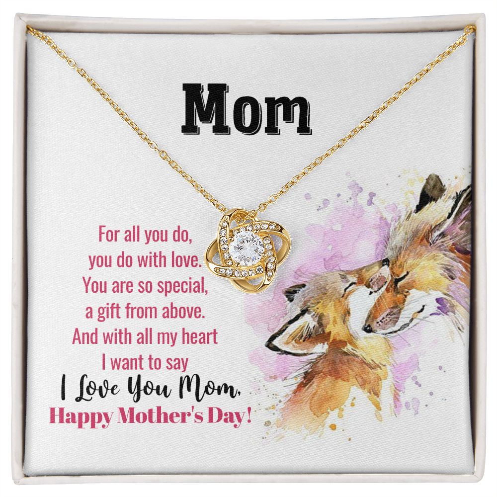 Love Knot Necklace For Your Mom!