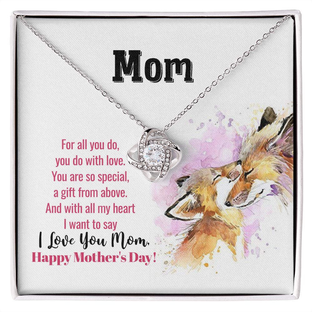 Love Knot Necklace For Your Mom!