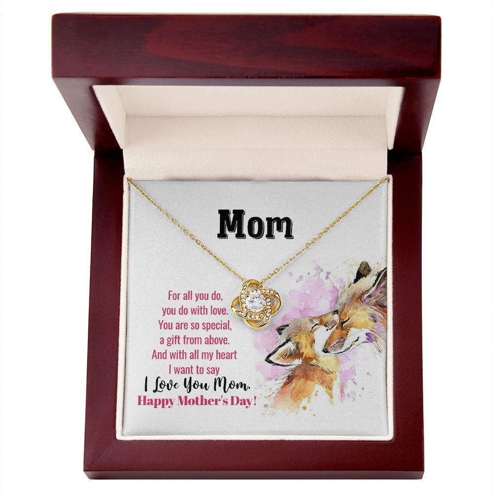 Love Knot Necklace For Your Mom!