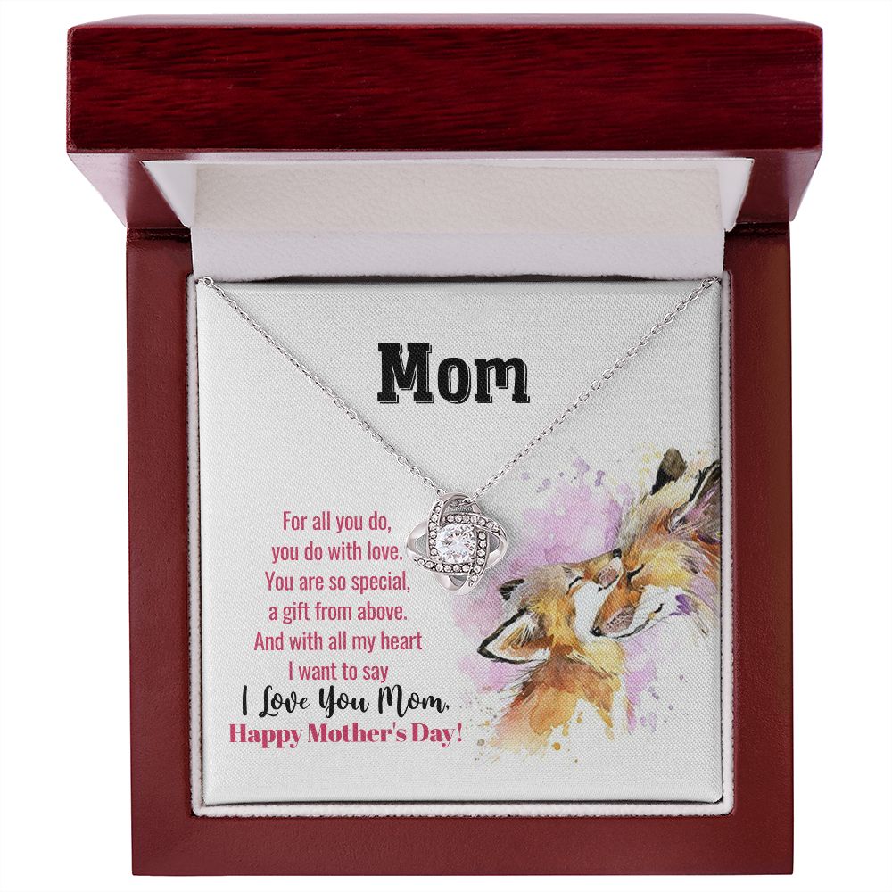 Love Knot Necklace For Your Mom!
